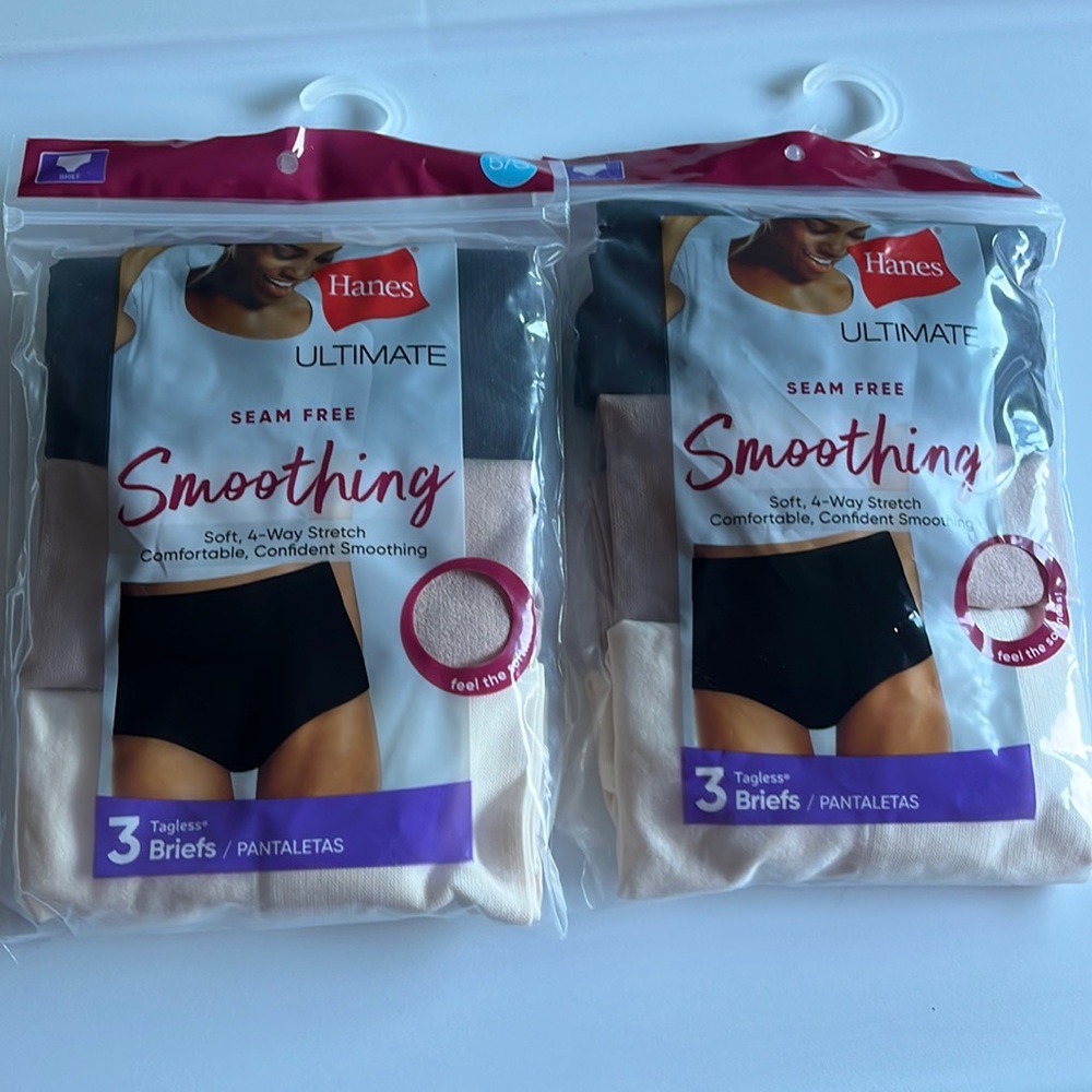 2 pack( 6)Women’s S Tagless brief Underwear